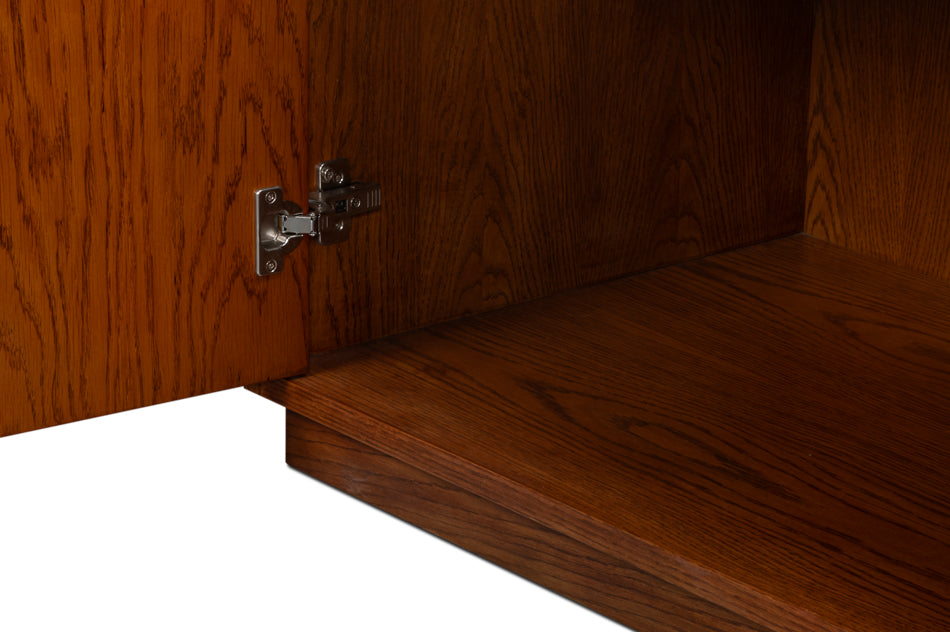 Sarreid Newport Three Doors Wood Credenza