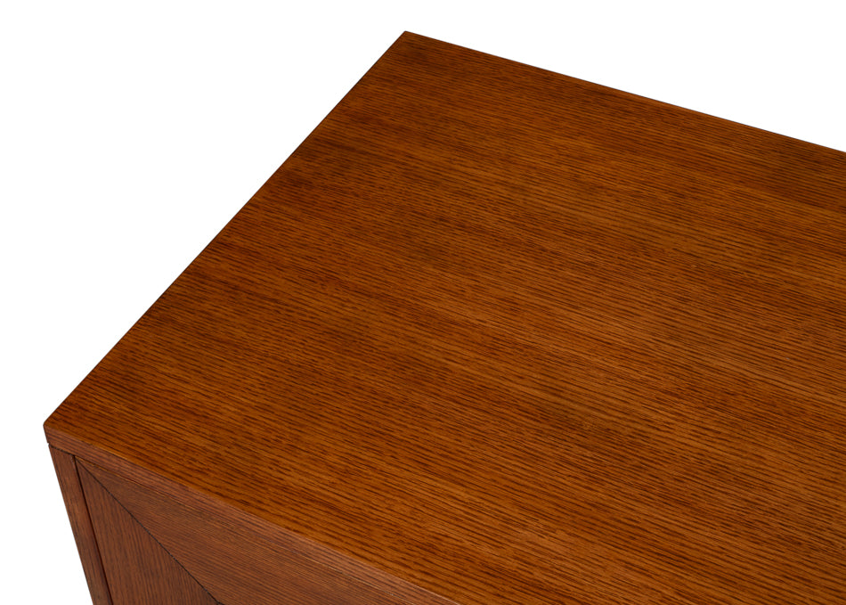 Sarreid Newport Three Doors Wood Credenza