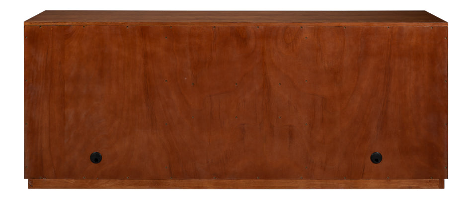 Sarreid Newport Three Doors Wood Credenza