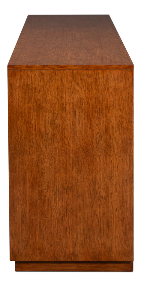 Sarreid Newport Three Doors Wood Credenza