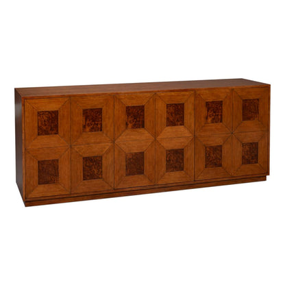 Sarreid Newport Three Doors Wood Credenza
