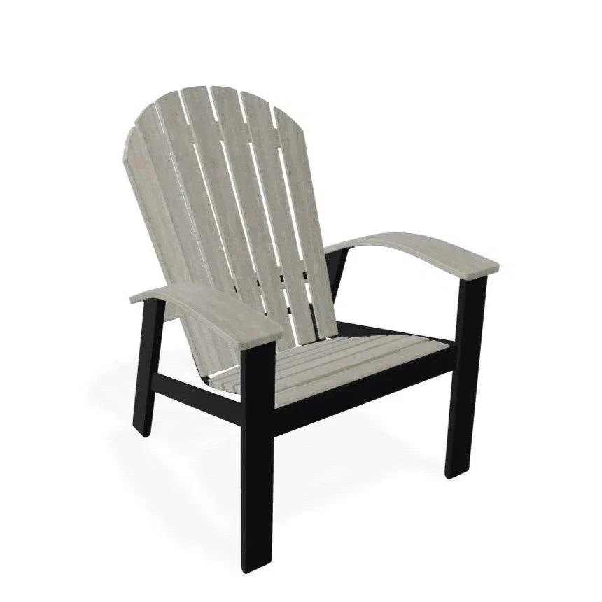 Newport Adirondack Chair with Polymer Seat and Back