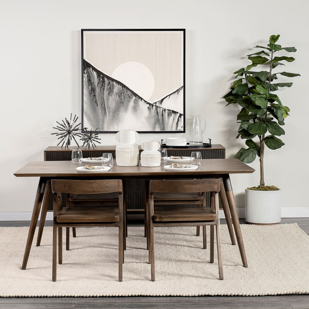 Mercana Nicholas Wooden Dining Chair 2PC