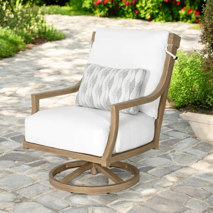 Nicoya High Back Swivel Rocking Lounge Chair Sunbrella Cushions