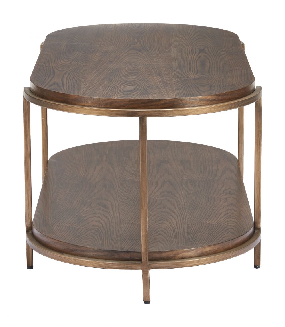 Zuo Modern Niju Wood Top Oval Coffee Table