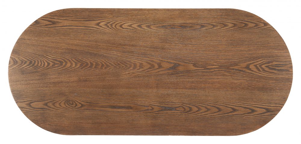 Zuo Modern Niju Wood Top Oval Coffee Table