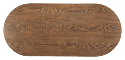 Zuo Modern Niju Wood Top Oval Coffee Table