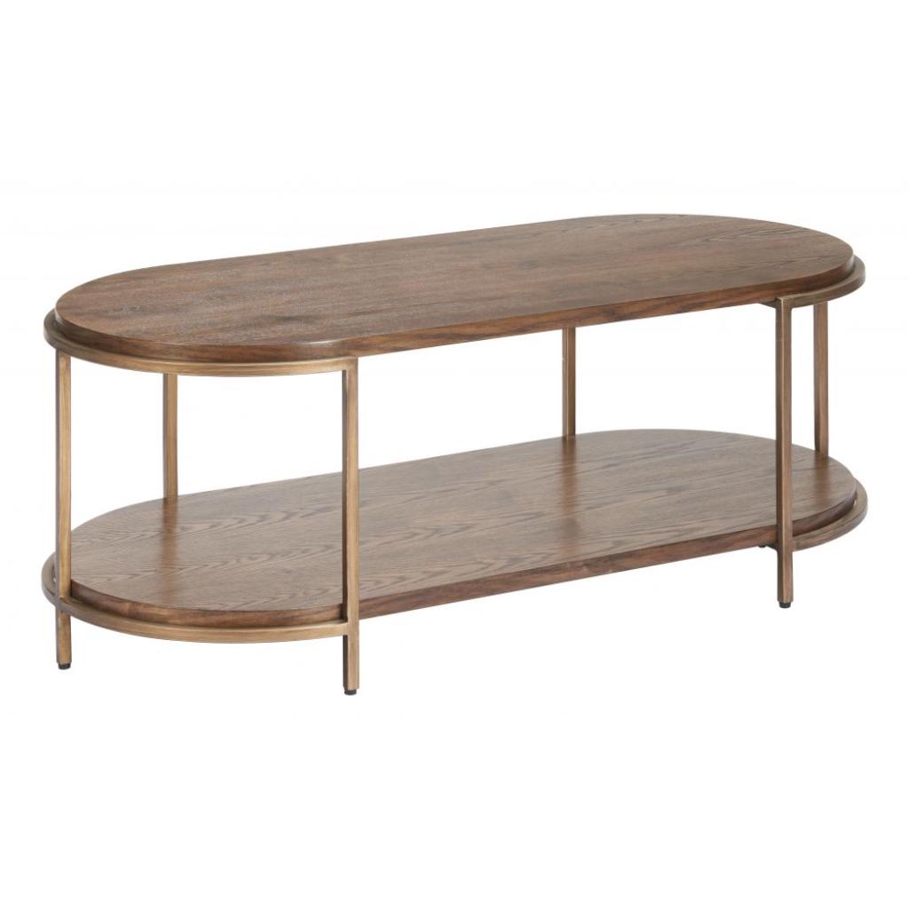 Zuo Modern Niju Wood Top Oval Coffee Table