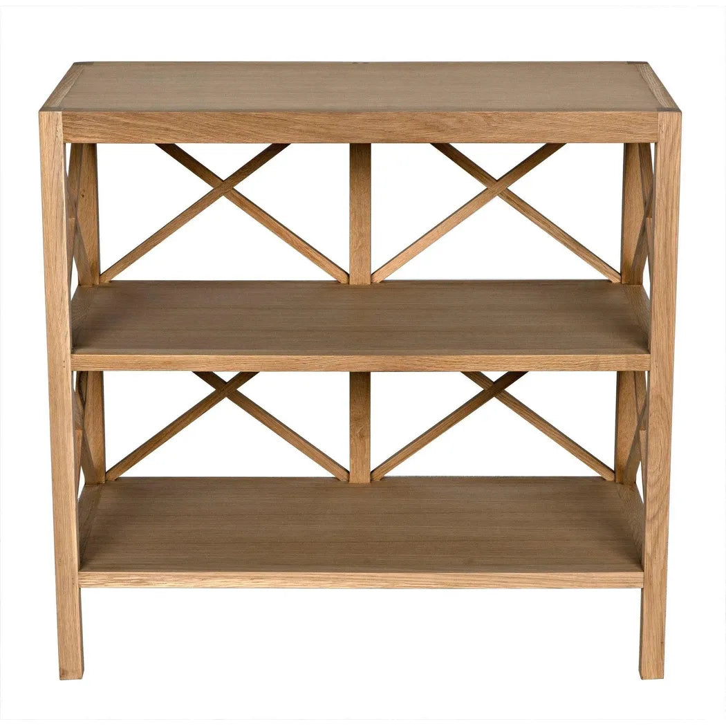 Noir Nikolai Side Table, White Oak