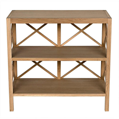 Noir Nikolai Side Table, White Oak