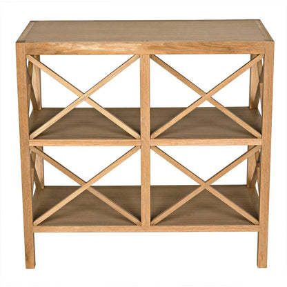 Noir Nikolai Side Table, White Oak