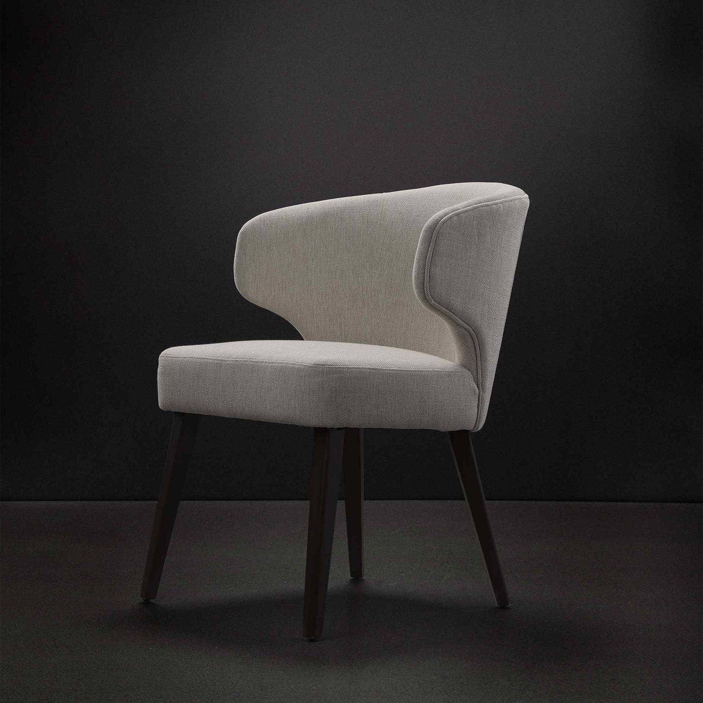 Mercana Niles Faux Leather Wingback Dining Chair 2PC