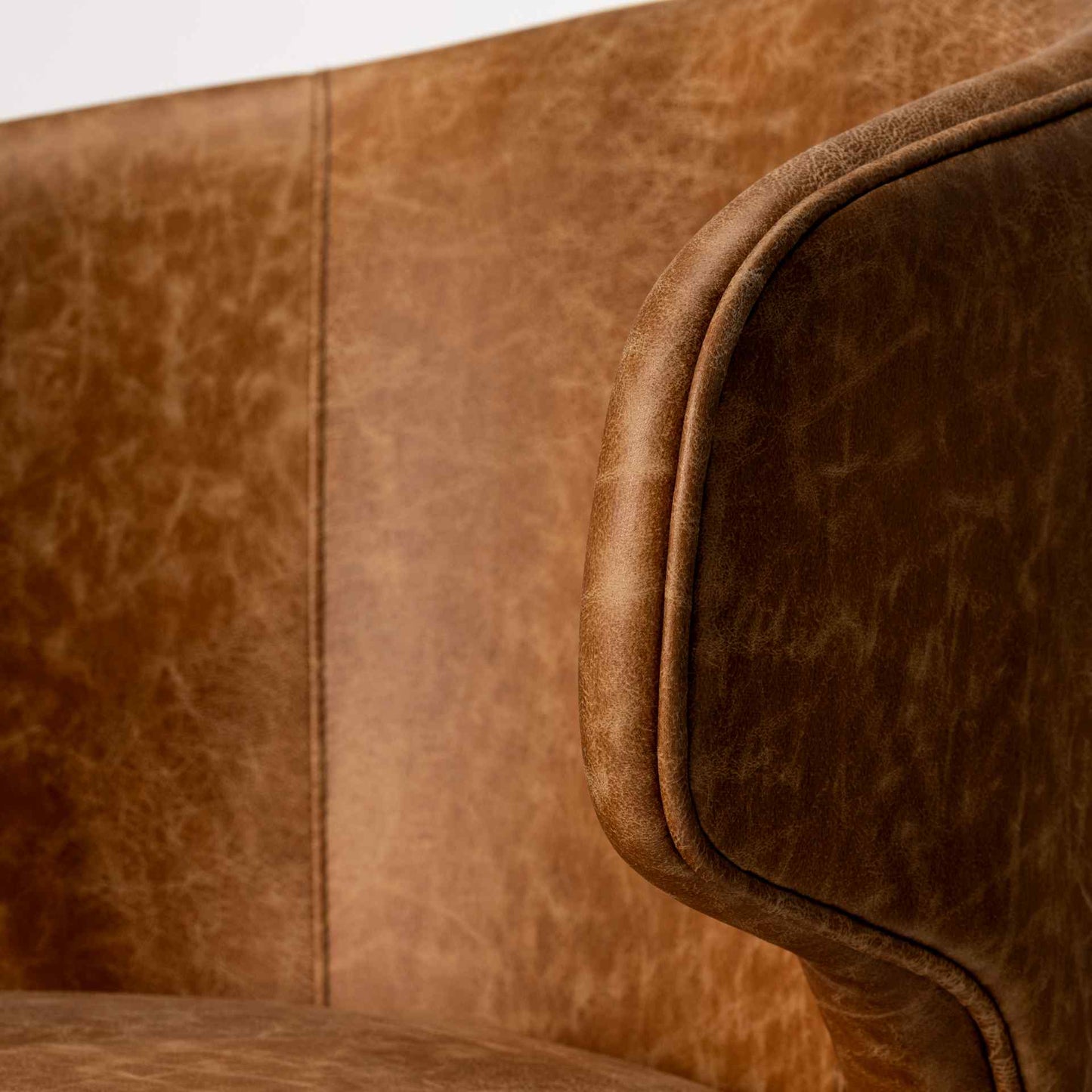 Mercana Niles Faux Leather Wingback Dining Chair 2PC