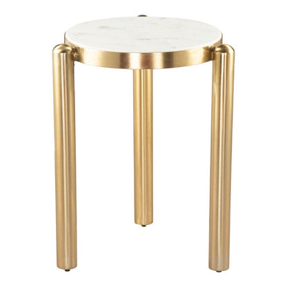 Zuo Modern Noan Iron Frame Round Side Table