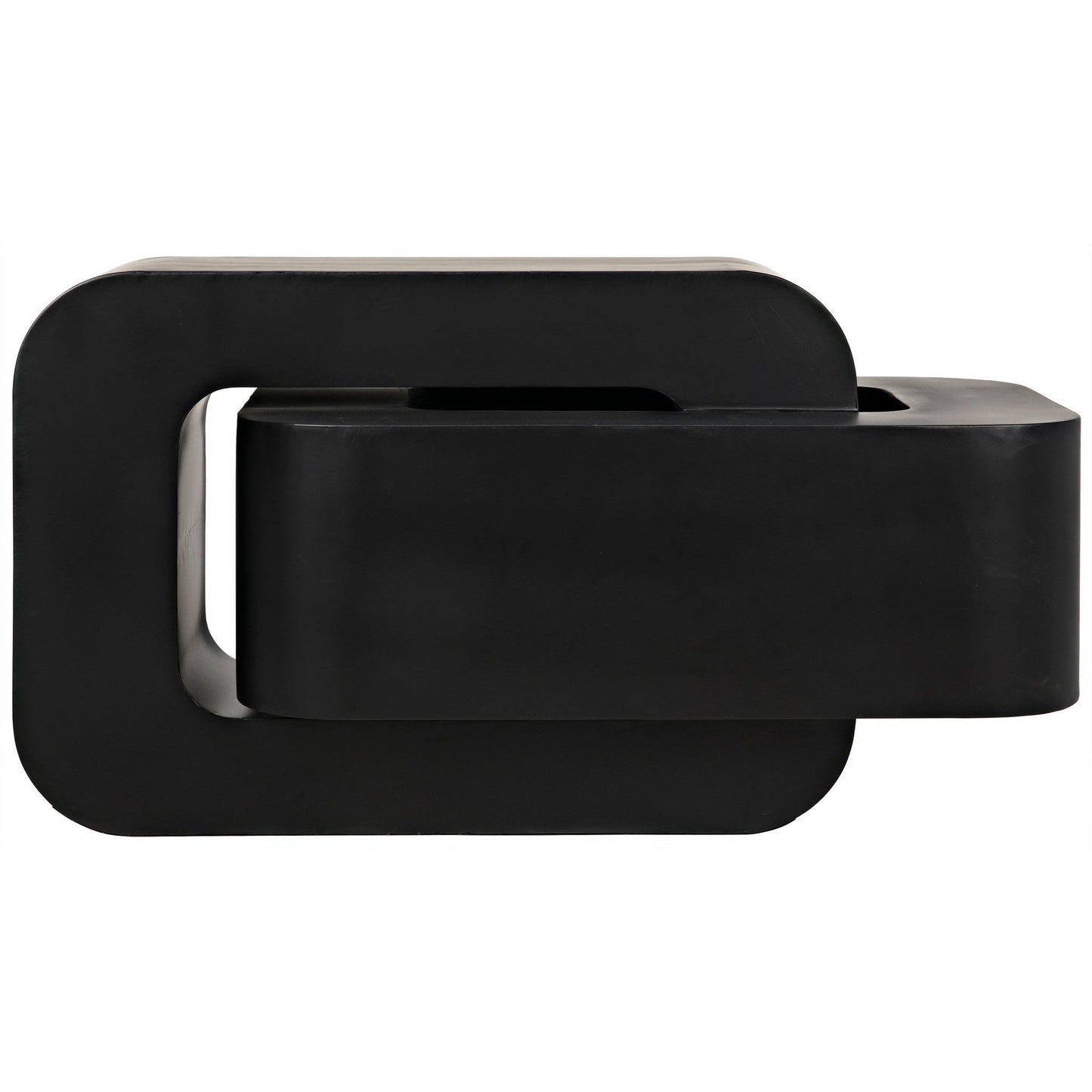 Nodum Accent Table, Black Steel-Side Tables-Noir-Sideboards and Things