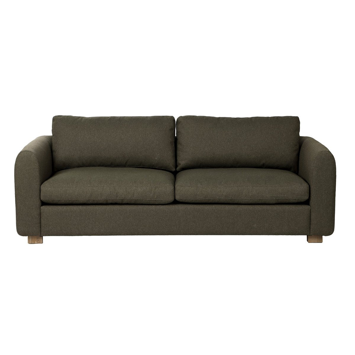 LH Home Noelle Green Fabric Sofa