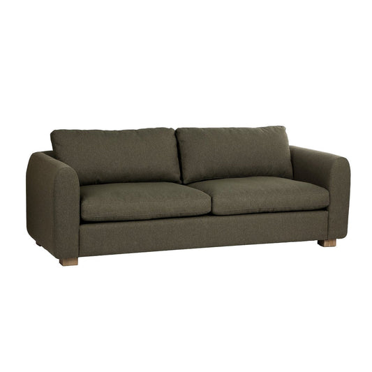 LH Home Noelle Green Fabric Sofa