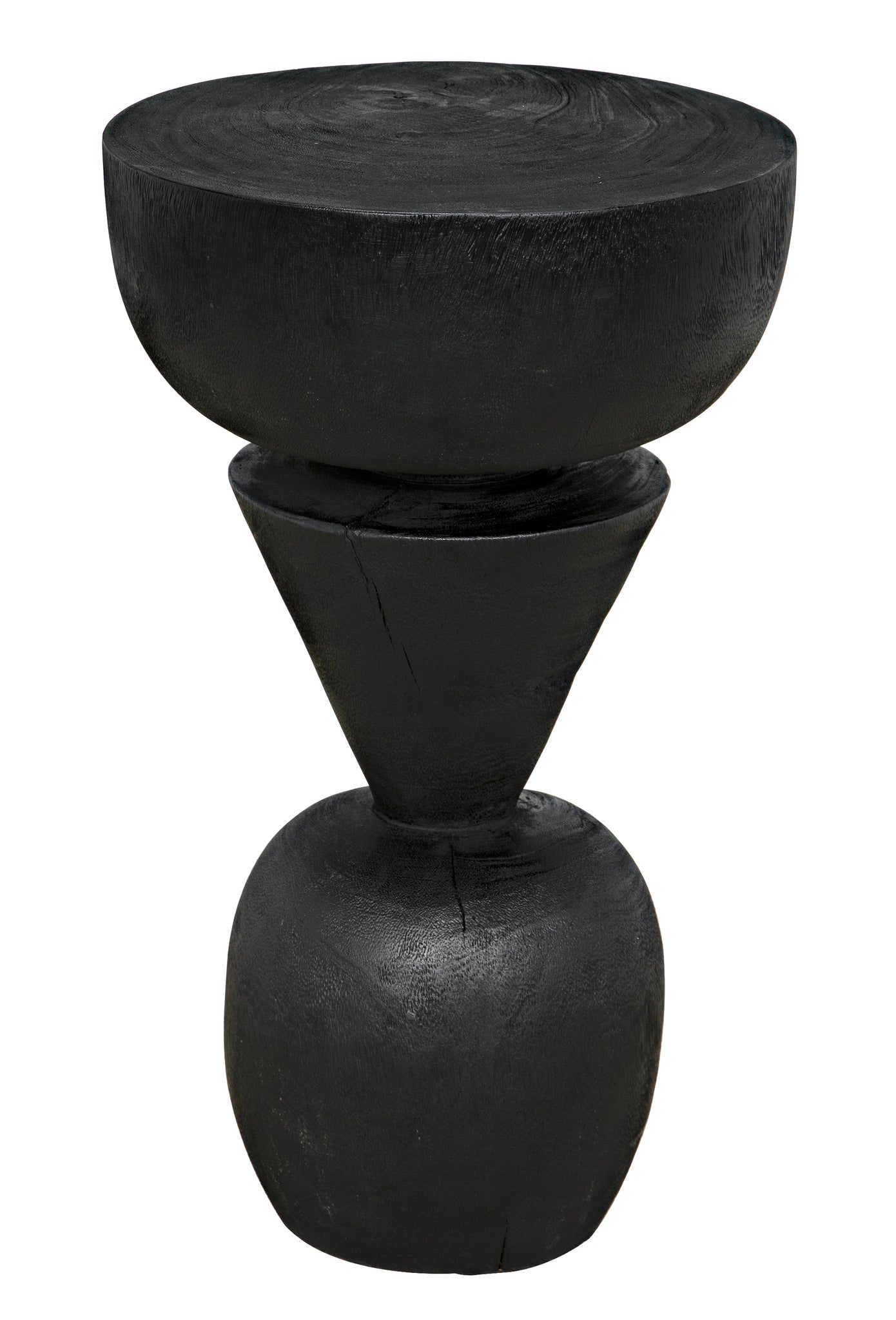 Nogozi Side Table-Side Tables-Noir-Sideboards and Things