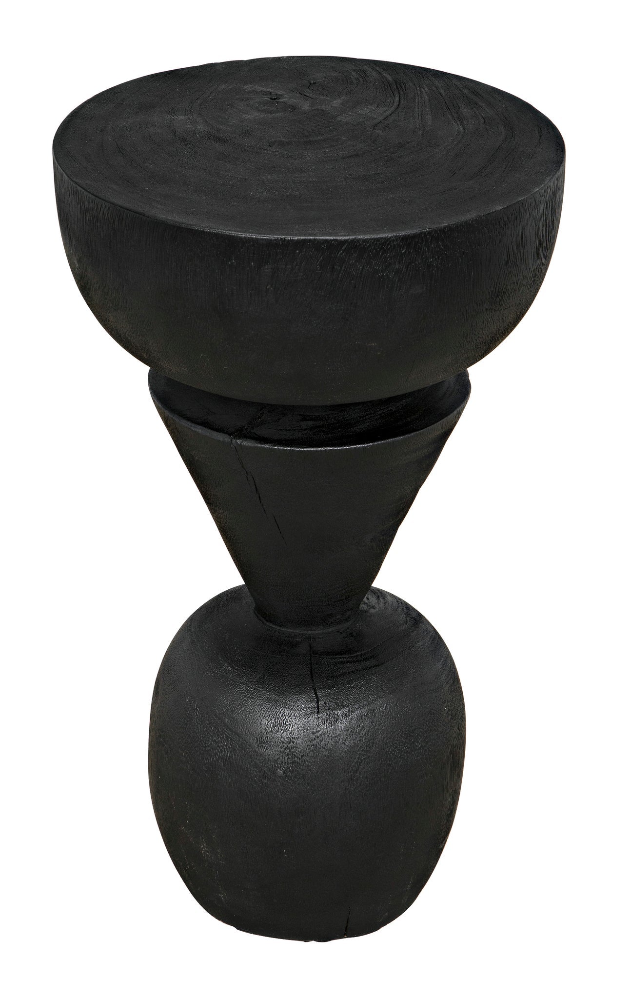 Nogozi Side Table-Side Tables-Noir-Sideboards and Things