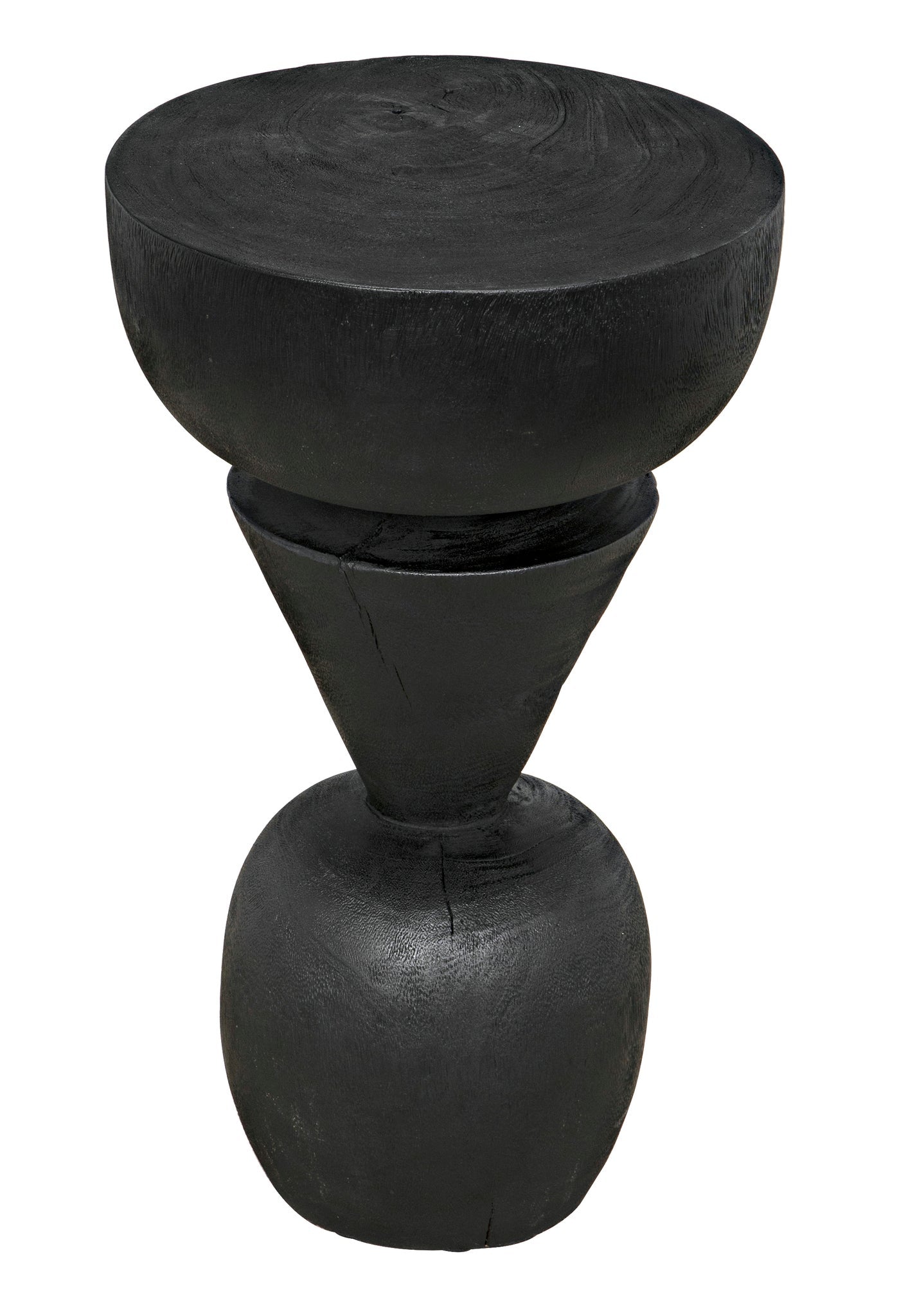 Nogozi Side Table-Side Tables-Noir-Sideboards and Things