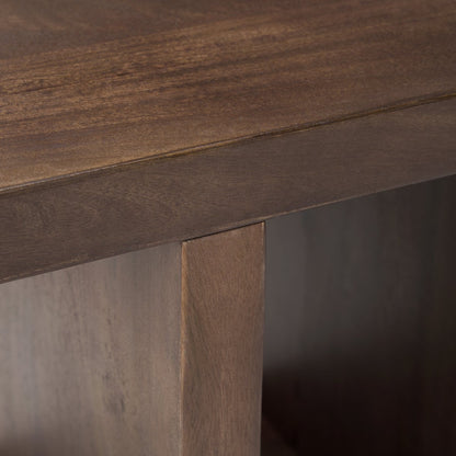 Mercana Nohr Wooden Brown Accent Table
