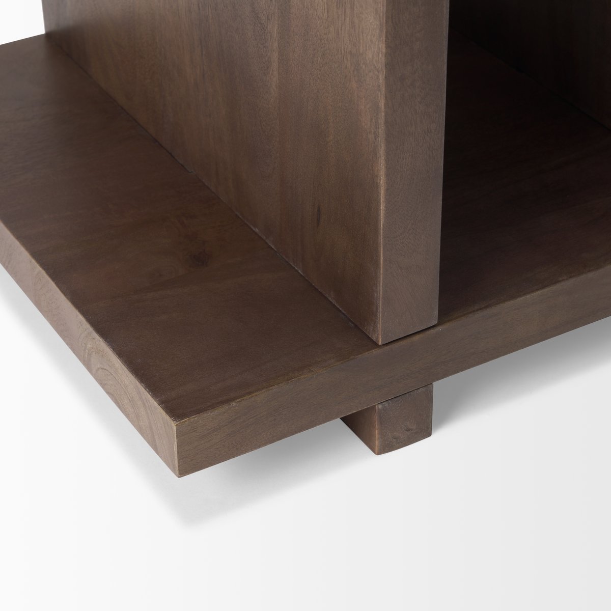 Mercana Nohr Wooden Brown Accent Table