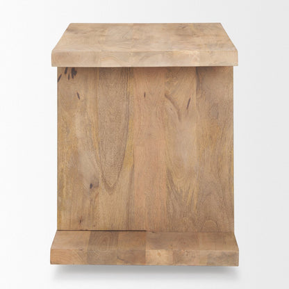 Mercana Nohr Wooden Brown Accent Table