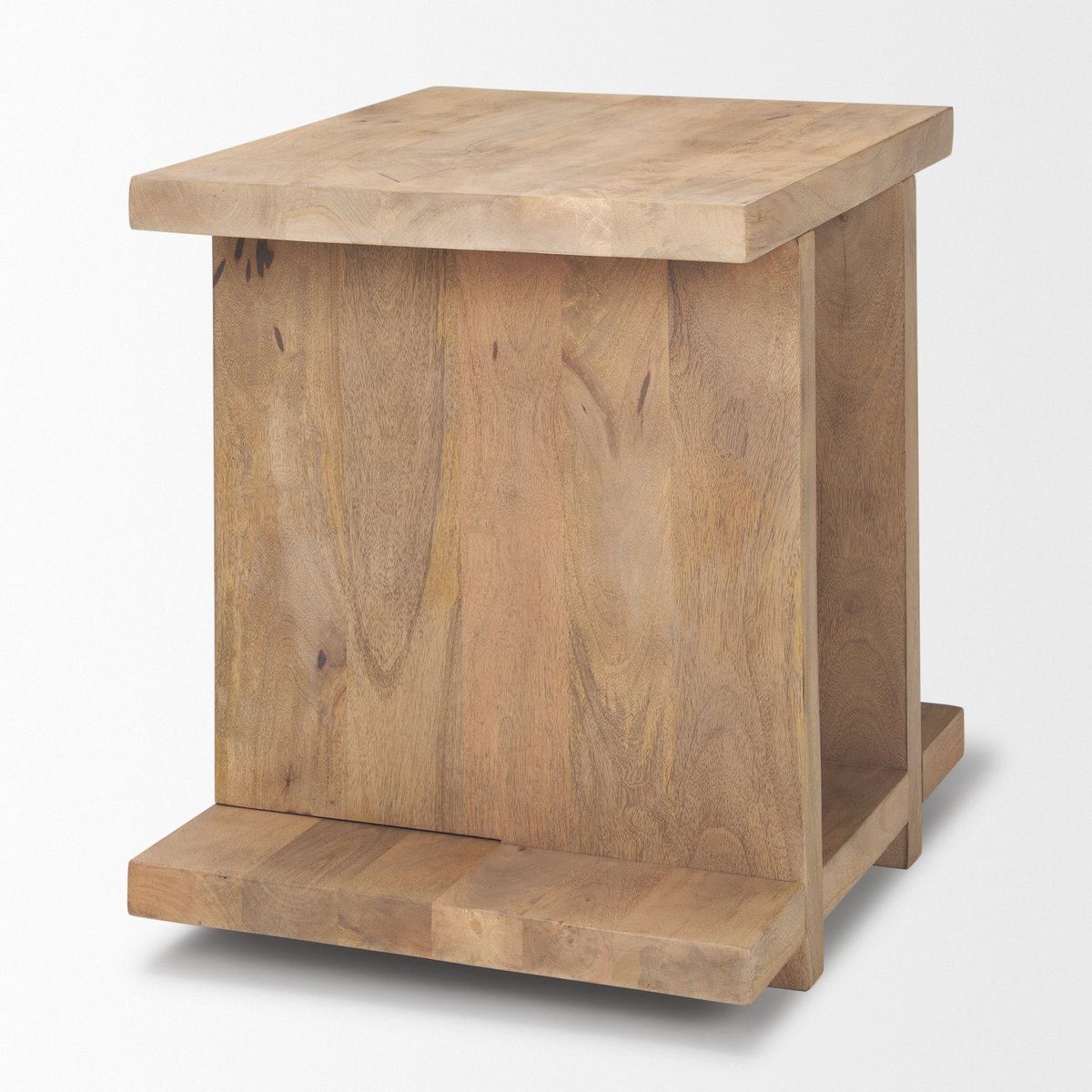 Mercana Nohr Wooden Brown Accent Table