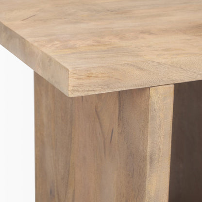 Mercana Nohr Wooden Brown Accent Table