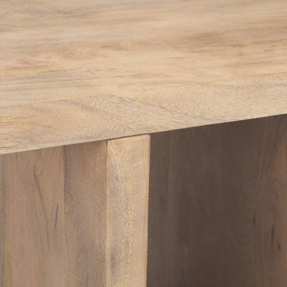Mercana Nohr Wooden Brown Accent Table