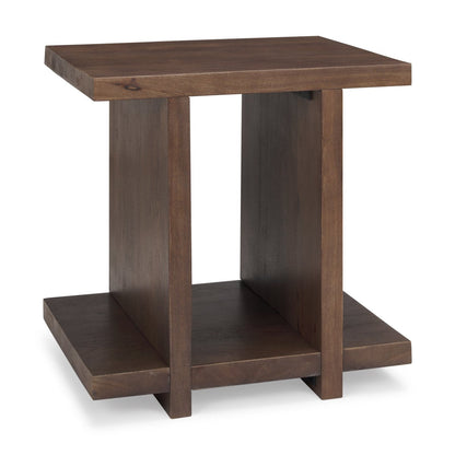 Mercana Nohr Wooden Brown Accent Table