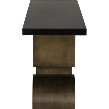 Noir Couture Console Black Industrial Steel