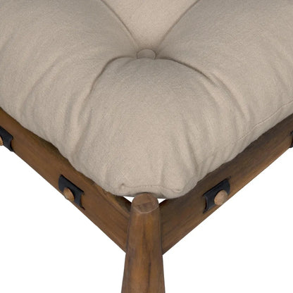 Noir Dante Stool w/CFC Upholstery