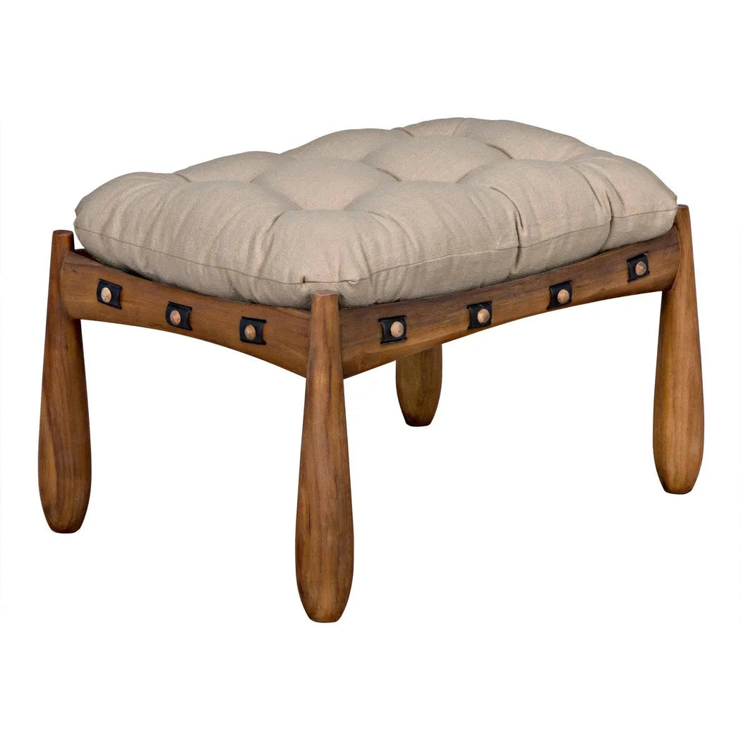 Noir Dante Stool w/CFC Upholstery