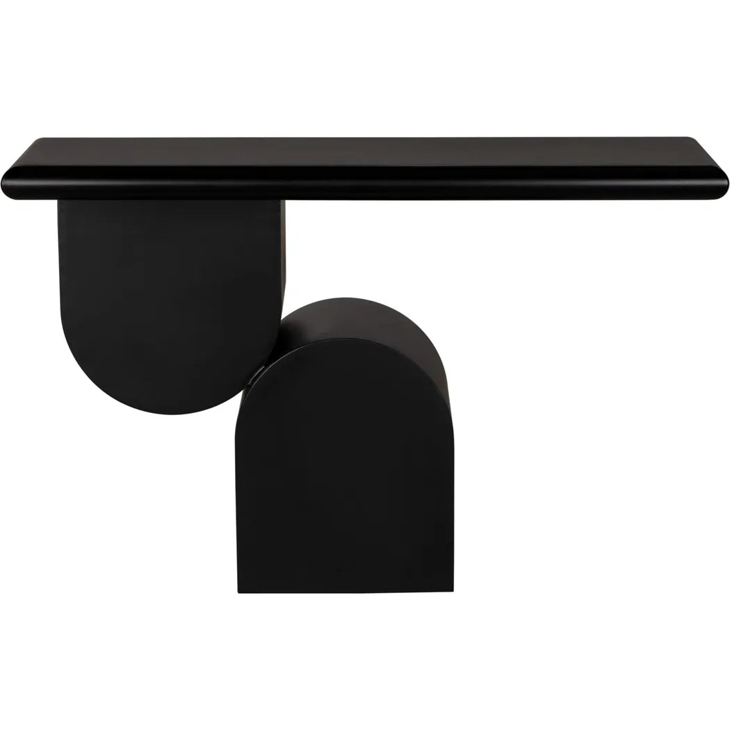 Noir Noir Fraser Console Black Industrial Steel