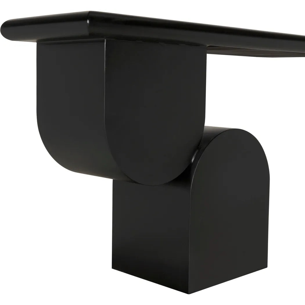 Noir Noir Fraser Console Black Industrial Steel