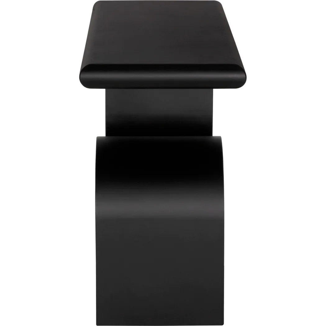 Noir Noir Fraser Console Black Industrial Steel