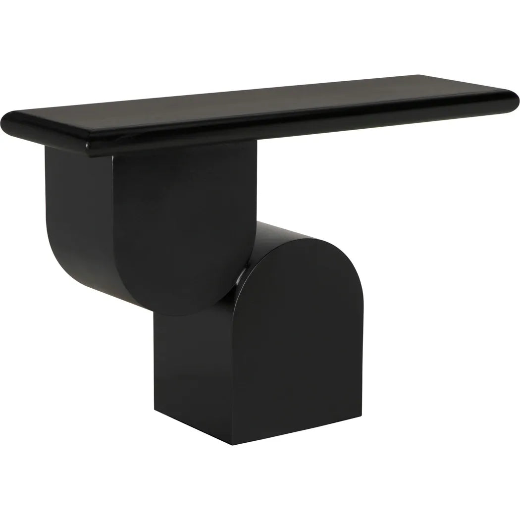 Noir Noir Fraser Console Black Industrial Steel
