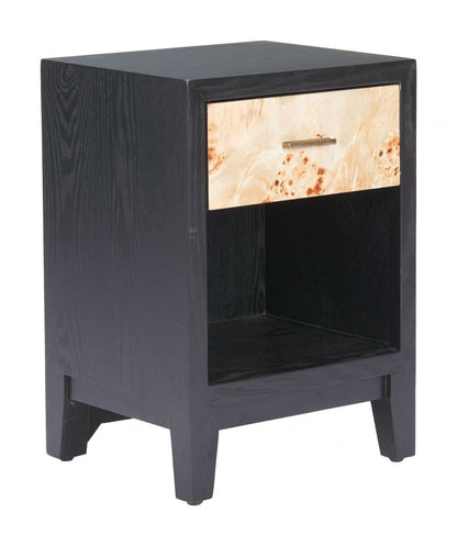 Zuo Modern Noite One Drawer Wooden Side Table