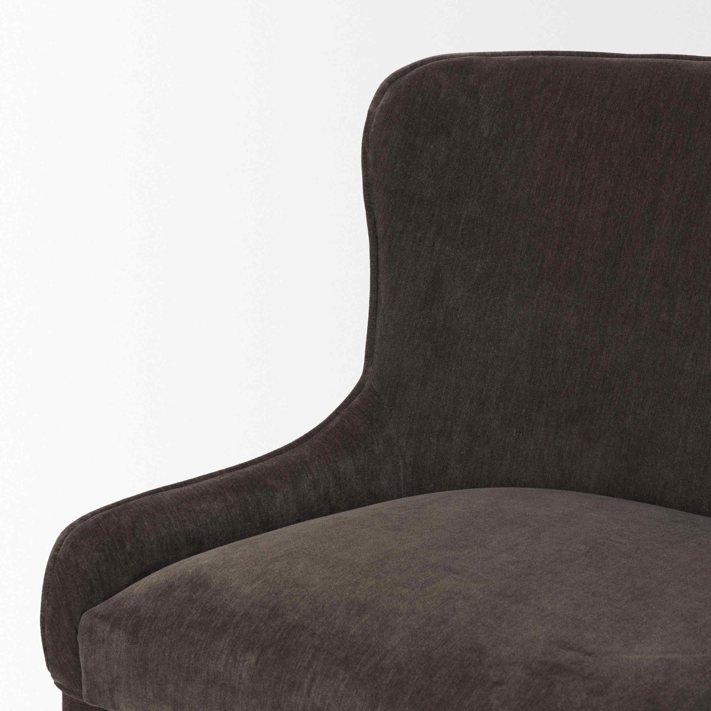 Mercana Nolan Slope Leather Armless Dining Chair 2PC