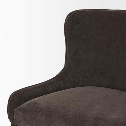 Mercana Nolan Slope Leather Armless Dining Chair 2PC