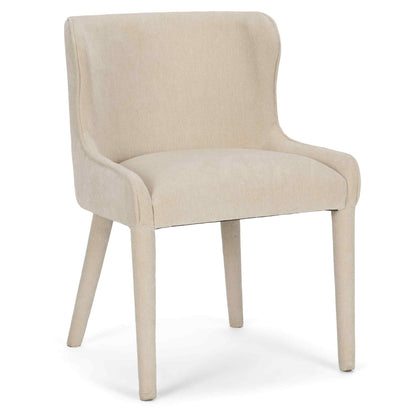 Mercana Nolan Slope Leather Armless Dining Chair 2PC