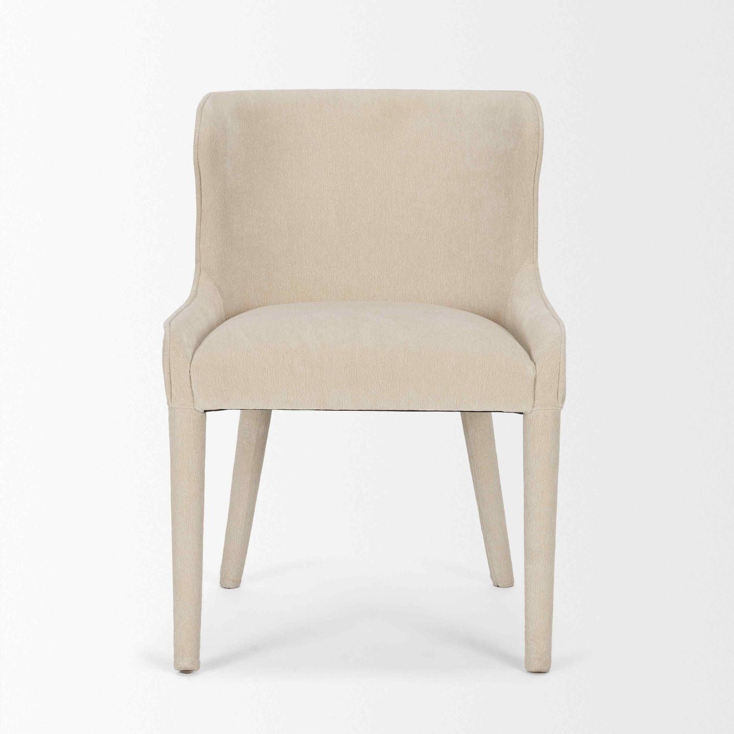 Mercana Nolan Slope Leather Armless Dining Chair 2PC