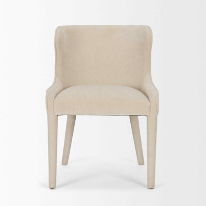 Mercana Nolan Slope Leather Armless Dining Chair 2PC