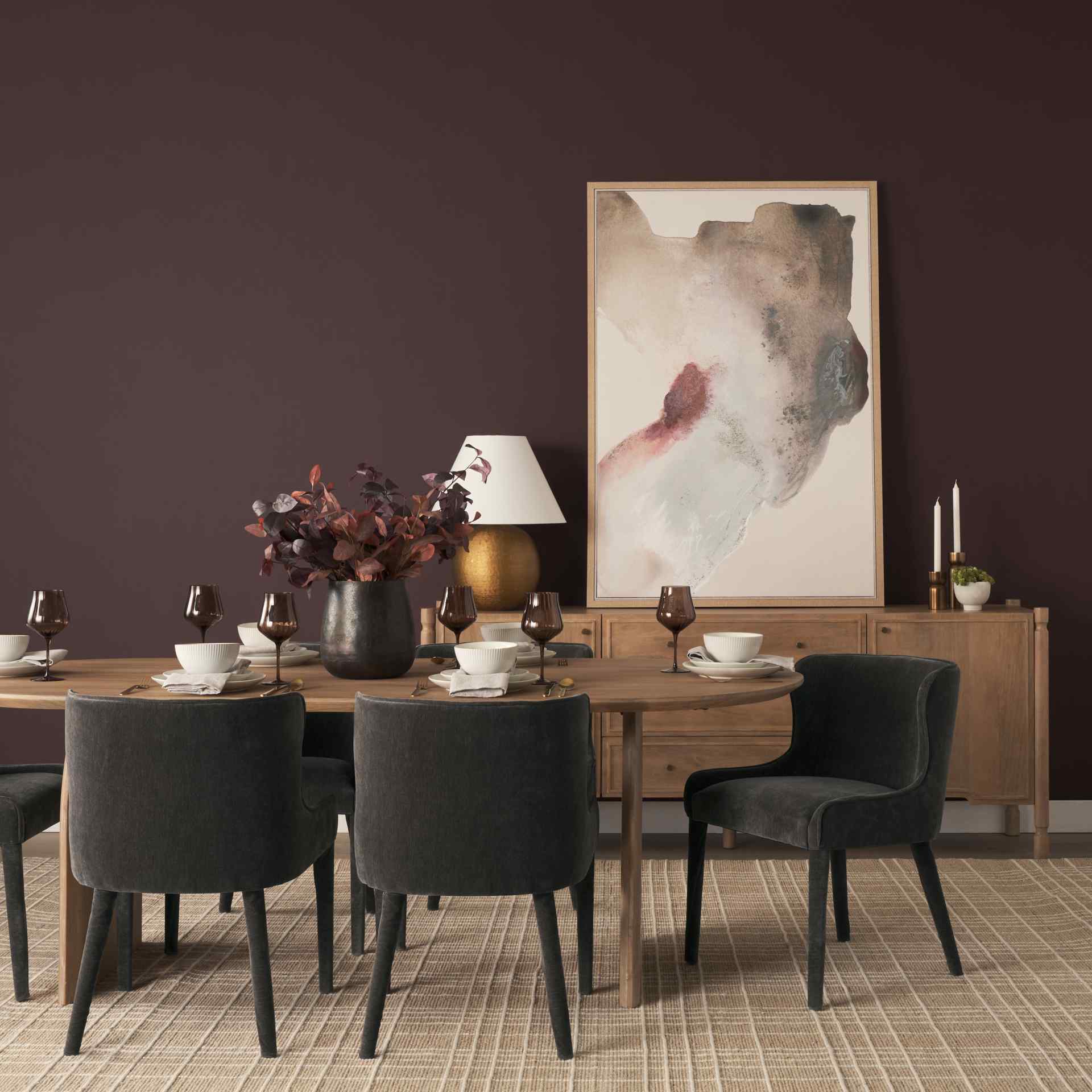 Mercana Nolan Slope Leather Armless Dining Chair 2PC