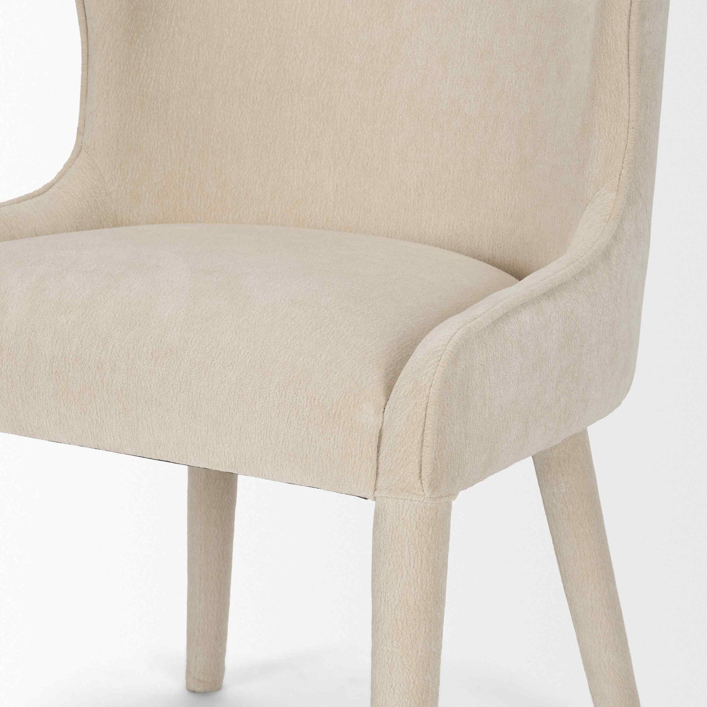 Mercana Nolan Slope Leather Armless Dining Chair 2PC