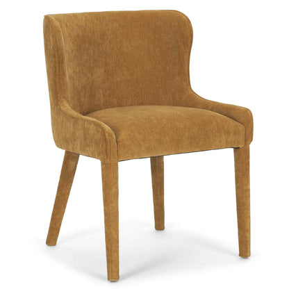 Mercana Nolan Slope Leather Armless Dining Chair 2PC