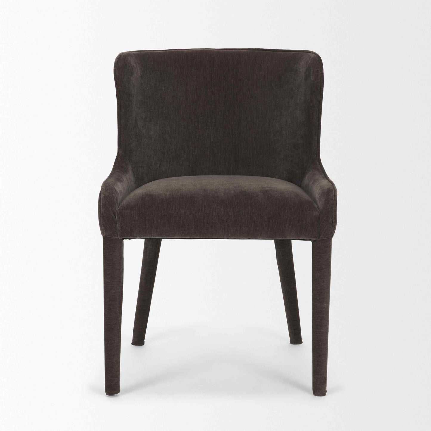 Mercana Nolan Slope Leather Armless Dining Chair 2PC