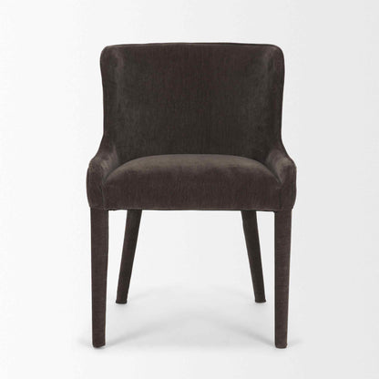 Mercana Nolan Slope Leather Armless Dining Chair 2PC