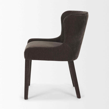 Mercana Nolan Slope Leather Armless Dining Chair 2PC